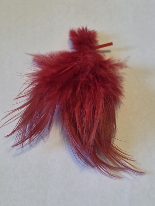 Pheasant Bleeched and Dyed Red