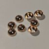 Dome nano cone 5 mm colour gold 100 pcs