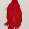Hen cape colour hot red