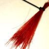 Wild boar bristles 6.5 cm Red