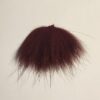 Short White Fox Colour  Dark Maroon