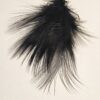 Heron feather colour Black 3-5cm fibers