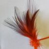 Heron Feather Colour Orange/Brown Large/Xl 5-7cm in fiber