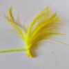 Heron Feather Colour Fluo Yellow Large/Xl 5-7cm in fiber