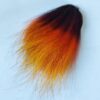 Marble Fox Triple Dyed  Black/Hot-Orange/Burnt-Orange