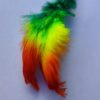Hen Saddle Feathers H-Green/F-yellow/Orange