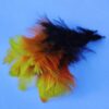 Hen Saddle Feathers Black/Orange/F-yellow