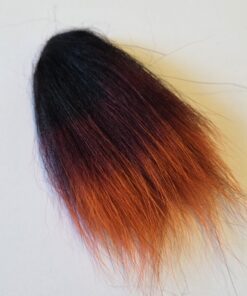 Marble Fox Triple Dyed  Black/Fb/Orange