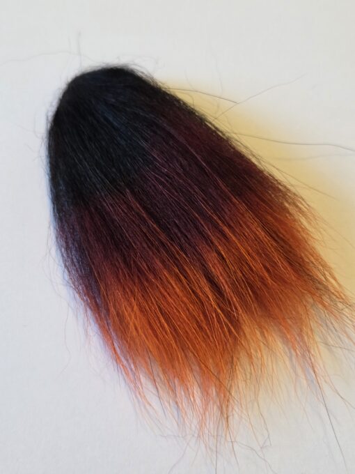 Marble Fox Triple Dyed  Black/Fb/Orange