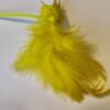 Marabou Hen Loose Feathers Colours Fluo-Yellow
