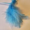 Marabou Hen Loose Feathers Colours Fluo-Baby-Blue