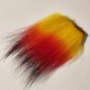 Coon Tail Triple Dyed Yellow/H-Orange/Black