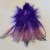 Pheasent Feathers Triple Dyed Purple/Pink/Black