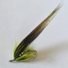 Patridge Double Hook Flie  Black/Olive/F-Green 6cm Fox Wing