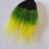 Marble Fox Triple Dyed  Black/Green/F-yellow