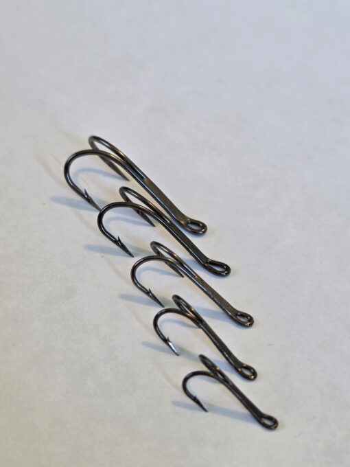 Double Tying Hooks Colour black/nickel 10pcs