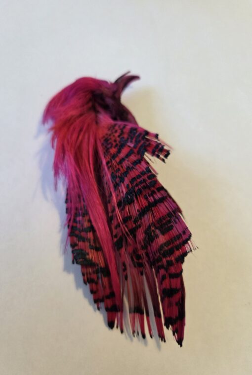 Pheasent Crest Colour Fluo-Pink