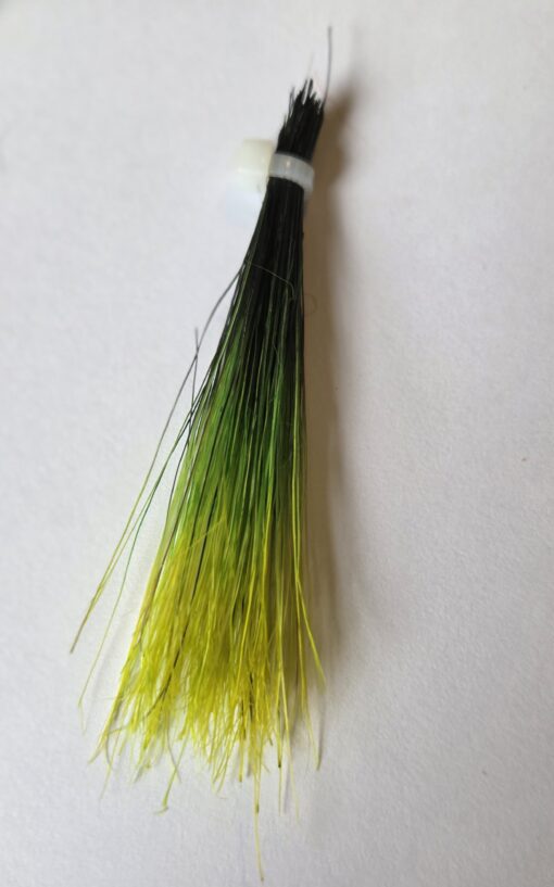 wild boar bristles 6.5 cm Black/Green/yellow