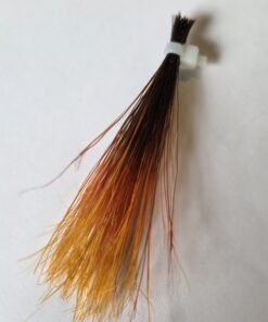 wild boar bristles 6.5 cm D_Brown/Orange/Golden