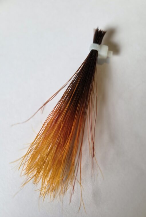 wild boar bristles 6.5 cm D_Brown/Orange/Golden
