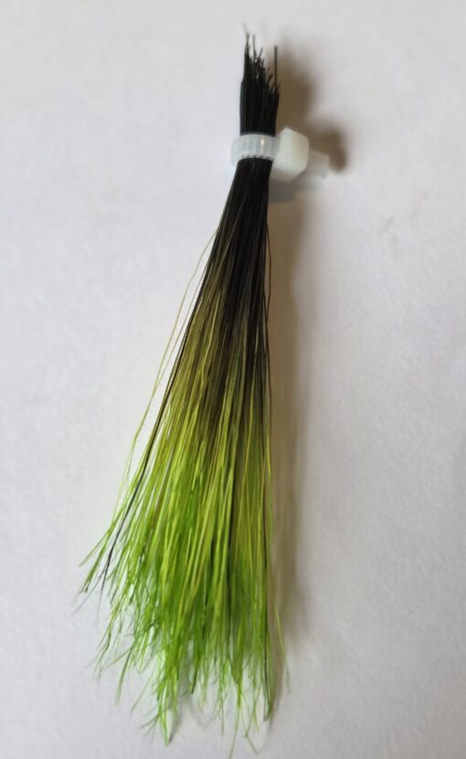 wild boar bristles 6.5 cm Black/Olive/Green
