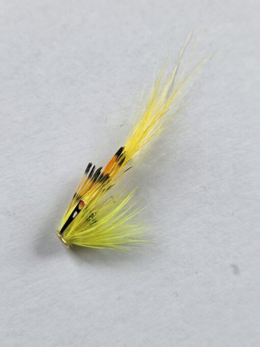 Tube Flie Frontlip 10mm Shrimp/Gp Fluo-Yellow