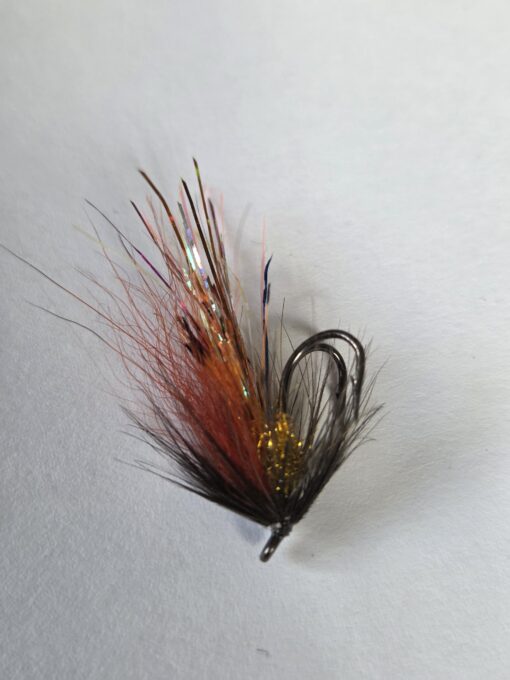 Double Hook Flie #8  Pathagorva/Flash tail