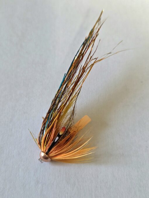 Tube Flie Fit System Flash Wing Fluo-orange  6 cm