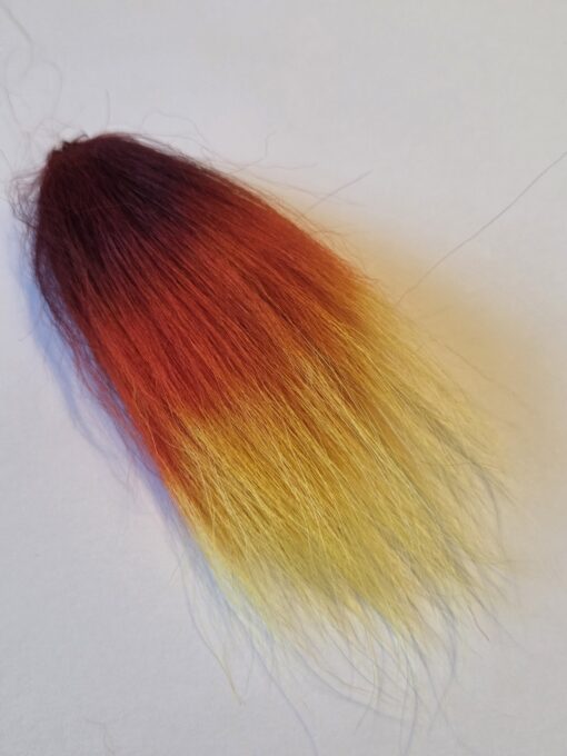 Marble Fox Triple Dyed  Fb/Orange/F-yellow